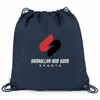 Sac à dos unisexe en polyester réutilisable avec cordon de serrage, grande taille, durable, léger, respirant, séchage rapide, écologique, pour le sport et la gym