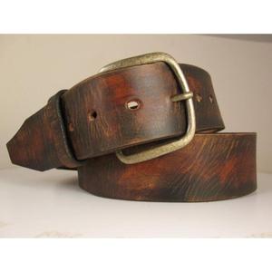 Cinturones de Cuero de Estilo Formal para Hombre, a la Moda, con Hebilla de Latón, OEM ODM, Personalizables, Cinturón de Cuero de Alta Calidad en Venta - Product Image 4