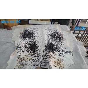 Genuine Cowhide Leather Rug Natural Skin Exotic Design Authentic Real Animal Carpet <b>Large</b> Size For Home Decoration & Styling Mat - Product Image 5