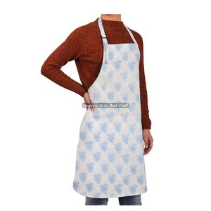 Delantal estampado de algodón ecológico 100%, estilo Vintage, cintura de cocina, sin mangas, para manualidades, cocina, jardinería - Product Image 2