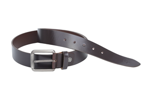 Ceinture en cuir véritable avec logo personnalisé imprimé, légère, texture douce, ceinture en cuir raffiné pour un look business décontracté - Product Image 5