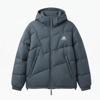 Blouson matelassé imperméable à capuche avec logo personnalisé, fabriqué au Pakistan, haute qualité, écologique, collection Hiver 2026