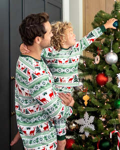 <b>Christmas</b> Tracksuit Set Womens Custom Printed <b>Long</b> <b>Sleeve</b> <b>Top</b> Matching Pants Cozy Winter Pajamas Loungewear Festive Winter Set - Product Image 4