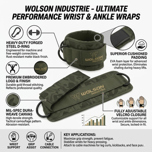 High Performance Weight <b>Lifting</b> Carry Wrap Lightweight Breathable Support <b>Strap</b> <b>for</b> Fitness Exercise and Gym Activities - Product Image 4
