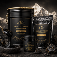OAZVITA Résine de Shilajit en vrac, Fournisseur OEM, Pâte d'acide fulvique, Fût de 1 kg, Matière première en gros