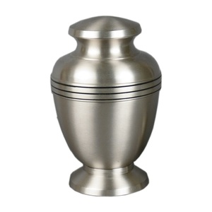Urna de cremación de metal a precio al por mayor para cenizas humanas y suministros funerarios Urnas de cremación hechas a mano de la mejor calidad - Product Image 3