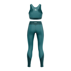 Ensemble de yoga rose pour femmes, 10 pièces, leggings sans couture à col carré moyen, soutien-gorge racerback, taille élastique, respirant, séchage rapide, respectueux de l'environnement - Product Image 4