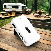 Baterai Lithium 18W 10400mah Mini DC UPS Fase Tunggal 5V 9V 12V 1A 2A untuk Kipas Router WiFi Kamera CCTV