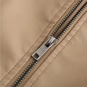 Chaquetas de Cuero para Mujer de Alta Calidad y Bajo Precio, Diseño Más Reciente 2026, Moda Femenina, Impermeables, Ecológicas, de Lino y Algodón, al por Mayor - Product Image 4