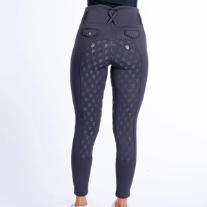 Customized Women's Winter Horse Riding Pants with side Pocket Full Seat Riding <b>Tights</b> Fleece <b>Lined</b> Equestrian Jodhpur & Breeches - Product Image 6