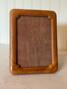 Natural Wood Photo <b>Frame</b> Desktop Picture Display Solid Timber Portrait <b>Frame</b> Home Office Table Decor Wooden Accessory Craft - Product Image 5