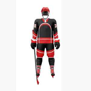 Uniformes de Hockey sobre Hielo Impresos Transpirables de Alta Calidad, Fabricación Profesional, Ropa de Equipo Unisex, 100% Poliéster, Secado Rápido, Pantalones Cortos - Product Image 5