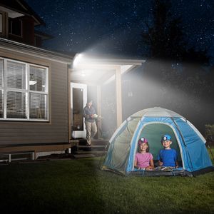 Lampe murale solaire extérieure à 87 LED avec capteur de mouvement PIR, télécommande, étanche IP45, lampes sans fil pour l'éclairage avant du garage - Product Image 6