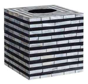 Elegante Caja de Pañuelos con Estampado Verde para Decoración del Hogar, Comedor y Mesa de Oficina con un Toque Chic Contemporáneo - Product Image 6