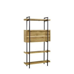 Libreria Vintage Multilivello per Ufficio, Camera da Letto, Soggiorno, Design Moderno e Rustico, Materiale in Metallo e Plastica - Product Image 6