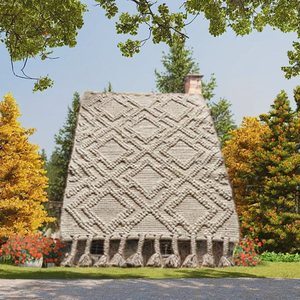 Tapis mi-hauteur réversible en jute tressé, motif floral, antidérapant, adapté aux animaux, écologique, résistant aux plis, anti-fatigue - Product Image 3