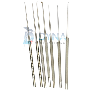 Ensemble de 7 aiguilles manuelles de micro-irrigation auriculaire de haute qualité, certifiées CE, instruments chirurgicaux ORL pour myringotomie - Product Image 3