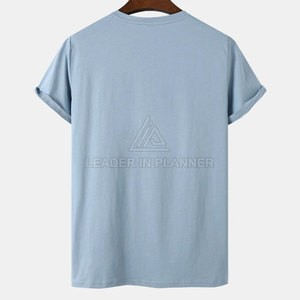 เสื้อยืดคอกลมผู้ชายผ้าฝ้าย 100% สวมใส่สบาย ระบายอากาศได้ดี แห้งเร็ว พิมพ์โลโก้ตามสั่ง ดีไซน์โดดเด่น ทรงหลวม - Product Image 2