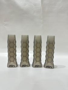 OEM Silicone Elastic <b>Pickleball</b>/Padel <b>Racket</b> Grip Cover Durable Octagonal Honeycomb Handle Protective Padel <b>racket</b> accessories - Product Image 2