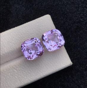 Piedra Preciosa Natural de Kunzita, Corte Cojín, Color Rosa Púrpura, Grado Excelente y Raro, para la Fabricación de Joyería y Pendientes - Product Image 1