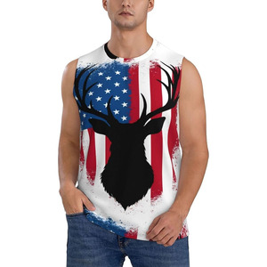 Fabricant de débardeurs et de gilets d'entraînement athlétiques respirants 100 % coton pour hommes avec logo personnalisé (275 GSM) - Product Image 3