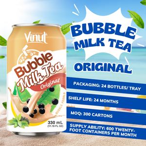 เครื่องดื่มชาบับเบิ้ลพรีเมี่ยมรสชาติดั้งเดิม330มล. สามารถ vinut ผู้ผลิต - Product Image 5
