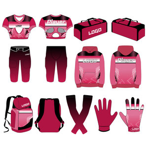 Conjunto Premium de Uniforme de Fútbol Americano para Mujer, Ropa Deportiva Completa, Sudaderas con Capucha, Bolsas de Lona, Guantes, Mangas Cortas, Tallas Grandes de Verano - Product Image 4