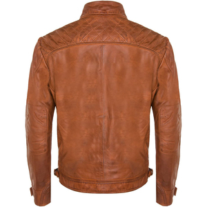 Chaqueta de Cuero para Motocicleta de Invierno para Hombre, Estilo Urbano, Transpirable, de Secado Rápido, con Opción de Logotipo Frontal, Hecha en Pakistán, Precio Económico - Product Image 2