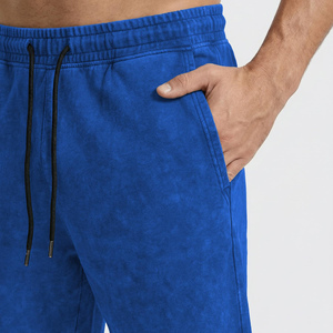 Comfortable Acid wash Short <b>Set</b> Men Hot Selling Custom Logo Printing Style Men's <b>Sets</b> Outdoor Indoor Wear Short <b>Set</b> - Product Image 3