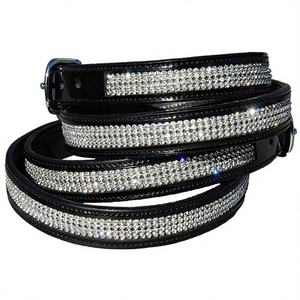 Ceintures Bling en cuir verni. - Product Image 1