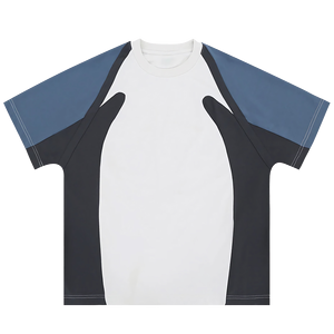 Camisetas deportivas de gran tamaño para hombre, con bloques de color en contraste, ropa de verano informal, camisetas para hombre, hechas en Pakistán. - Product Image 4