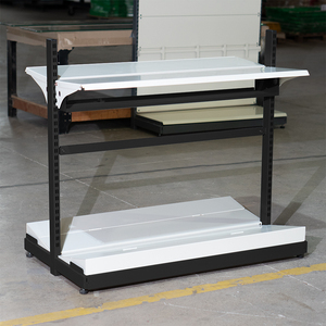 Slotted Upright Modern Metal Powder Coated Detachable Adjustable Height Display <b>Rack</b> Retail Easy Assembly OEM Vietnam ADONG A12 - Product Image 4