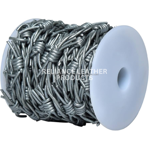 2mm Metallic <b>Silver</b> Decorative Twisted Leather Barbed <b>Wire</b> Cord Metallic Cowhide Rope Jewelry Supplies Wholesale RTS Factory - Product Image 6