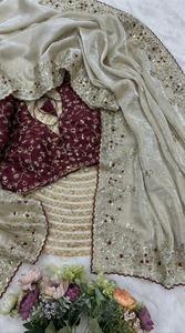 Indian Traditional Fandy <b>Satin</b> <b>Saree</b> Heavy Sequence Work Pallu Elegant Cut Work Border Bollywood Style Party Quick Dry - Product Image 4