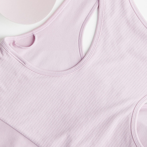 <b>Top</b> Quality Manufacturers Workout Fitness <b>Racer</b>-back Bras Ladies Sportswear Gym Wear Athletic Brassiere Female Sports Bras - Product Image 6