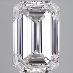 Diamant émeraude VVS2 de 5,03 carats certifié IGI, cultivé en laboratoire, neuf, non monté - Product Image 1