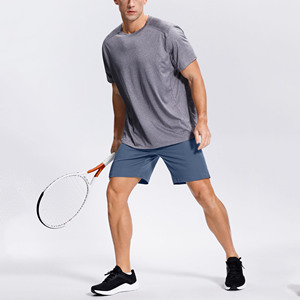 Pantalones Cortos Deportivos Casuales para Hombre Hechos a Medida, de Lona Sólida, de Alta Calidad, de Secado Rápido, Elásticos en 4 Direcciones, Servicio OEM - Product Image 4