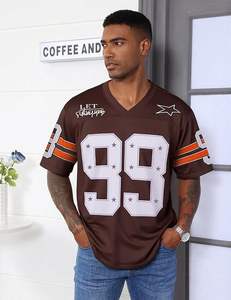 Camisetas de Fútbol Americano Personalizadas OEM ODM, Camisetas de Práctica de Fútbol Americano en Blanco al por Mayor - Product Image 6