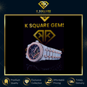 Reloj de Diamantes de Lujo con Movimiento Automático de Cuarzo, de Acero Inoxidable, Resistente al Agua, con Diseño Atractivo y de Calidad Estándar, en Oferta - Product Image 4