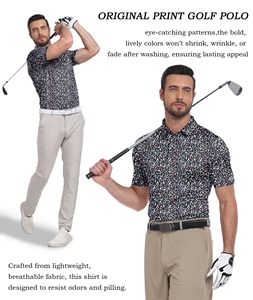 Polo de Manga Corta con Estampado de Puntos para Hombre, Personalizable con Logotipo de Marca, de Secado Rápido, con Tu Diseño, en Poliéster y Spandex de Alto Rendimiento - Product Image 4