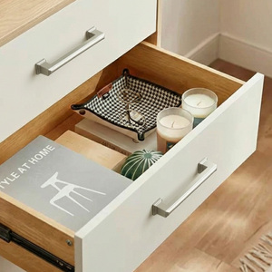Poignée de meuble carrée en ZAMAK de style Mid-Century Modern, durable et écologique, pour cuisine, salon, chambre - Product Image 5