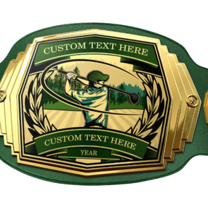Cinturón de Campeonato de Golf Personalizado con Texto y Año a Medida, Diseño de Alta Calidad para Eventos de Golf - Product Image 5