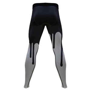 Leggings de compression taille haute pleine longueur, couleur unie, style sport, tricotés sans couture en Spandex et Nylon, pour femme - Product Image 3