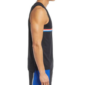 <b>Low</b> Price Summer Fashion Breathable Knitted Casual Wear Men High Performance <b>Low</b> Price Men Tank <b>Top</b> OEM Service Latest Design - Product Image 4