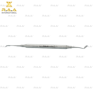 Poussoir et détartreur dentaire carré à double extrémité, instruments orthodontiques en acier inoxydable R.A.A. INTERNATIONAL Qualité supérieure - Product Image 6