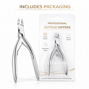 Pince à cuticules professionnelle en acier inoxydable de haute qualité, à mâchoires de précision de 4 mm, outil de manucure et pédicure pour les doigts, logo personnalisé OEM - Product Image 6