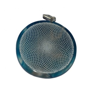 <b>Crystal</b> Chakra Bonded OM Pendants Wholesale Engraved Pendants - Product Image 6