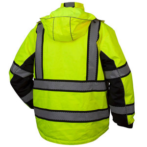 Veste de sécurité réfléchissante haute visibilité respirante au design personnalisé, vêtements de travail pour les ouvriers du bâtiment, en vente - Product Image 2