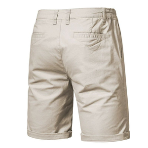 Pantalones Cortos Casuales Deportivos Transpirables de Tela Oxford con Lavado Ácido Sólido Personalizados, de Poliéster/Algodón, con Cordón Ajustable y Estampado por Transferencia Térmica - Product Image 5