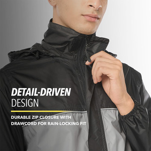 Chaqueta Impermeable para Hombre, Transpirable y Ligera, para Senderismo, Camping y Viajes, Chaqueta de Lluvia Personalizada para Hombre - Product Image 3